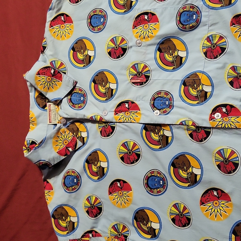 FUBU Platinum Fat Albert men's shirt long sleeve XL vtg vintage
